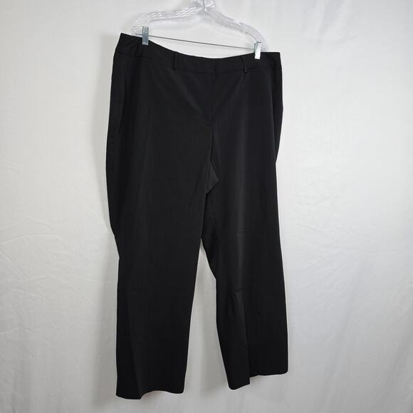 Dalia Collection Slacks Pants Women's 22X Black Stretch EUC - Picture 8 of 16